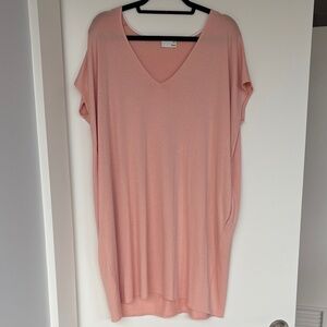 Wilfred Soft Pink V-Neck Dress